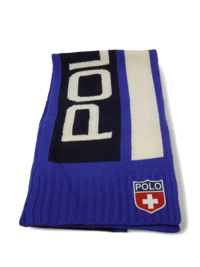 Polo Ralph Lauren Ski 67 Scarf In Blue