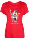Polo Ralph Lauren Logo-print Detail T-shirt In Red