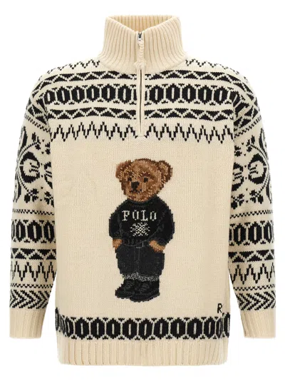 Polo Ralph Lauren 'ski Polo Bear' Sweater In Multi