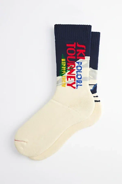 Polo Ralph Lauren Ski Tourney Crew Sock, Men's At Urban Outfitters In Multicolor