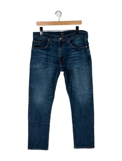 Pre-owned Polo Ralph Lauren Skinny Jeans In Blue