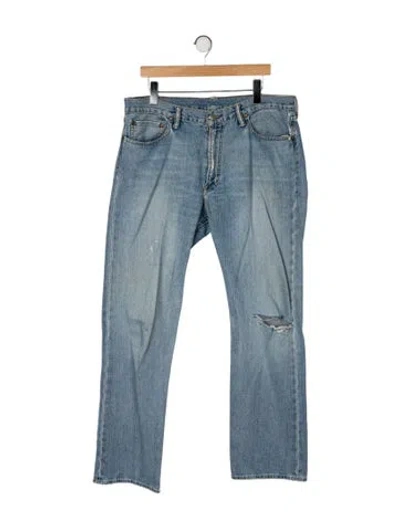 Pre-owned Polo Ralph Lauren Skinny Jeans In Blue
