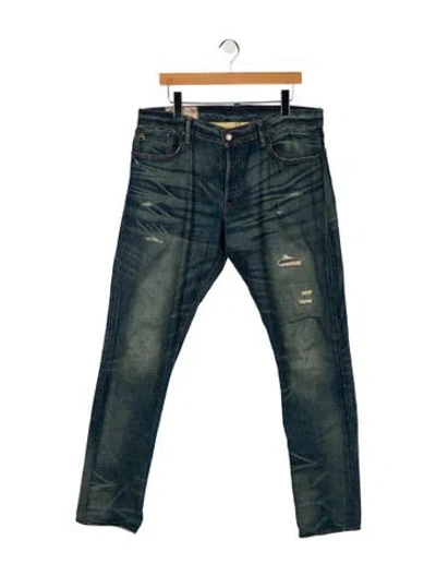 Pre-owned Polo Ralph Lauren Skinny Jeans In Blue