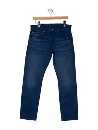 Pre-owned Polo Ralph Lauren Skinny Jeans In Blue
