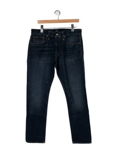 Pre-owned Polo Ralph Lauren Skinny Jeans In Blue