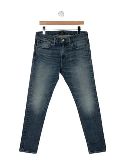 Pre-owned Polo Ralph Lauren Skinny Jeans In Blue