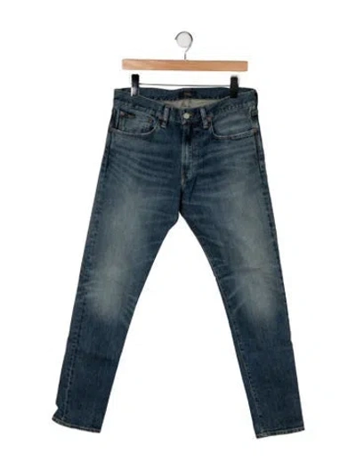 Pre-owned Polo Ralph Lauren Skinny Jeans In Blue
