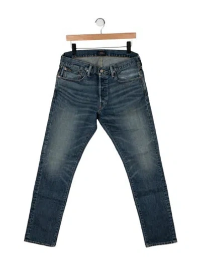 Pre-owned Polo Ralph Lauren Skinny Jeans In Blue