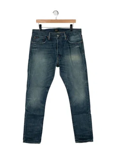 Pre-owned Polo Ralph Lauren Skinny Jeans In Blue