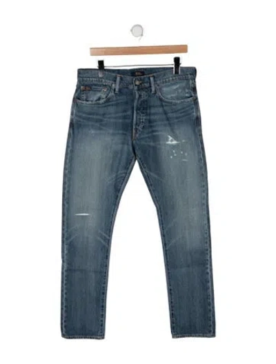 Pre-owned Polo Ralph Lauren Skinny Jeans In Blue