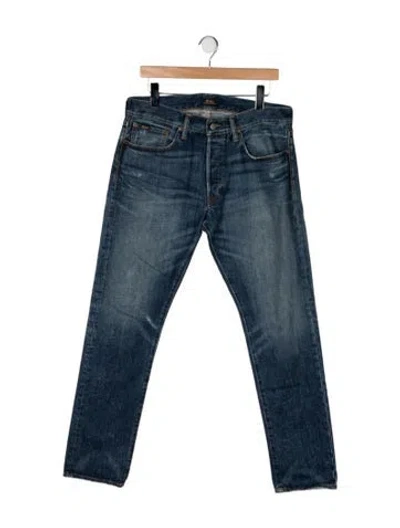 Pre-owned Polo Ralph Lauren Skinny Jeans In Blue