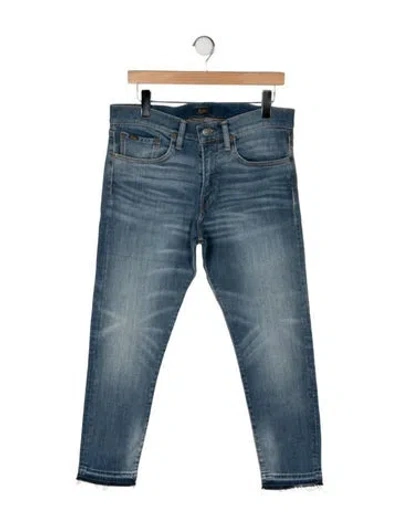 Pre-owned Polo Ralph Lauren Skinny Jeans In Blue