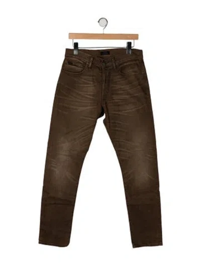 Pre-owned Polo Ralph Lauren Skinny Jeans In Green