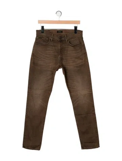 Pre-owned Polo Ralph Lauren Skinny Jeans In Green