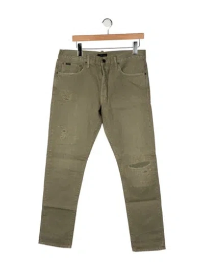 Pre-owned Polo Ralph Lauren Skinny Jeans In Green