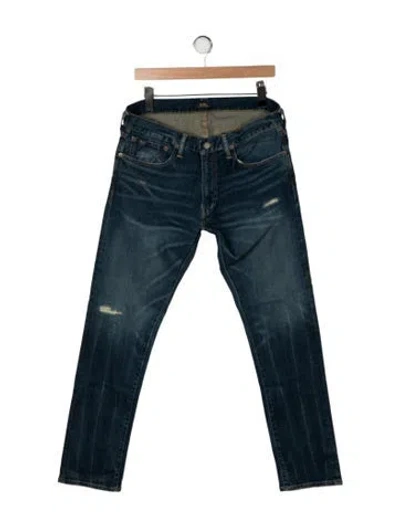 Pre-owned Polo Ralph Lauren Skinny Jeans In Green