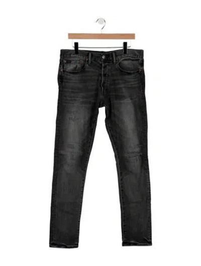 Pre-owned Polo Ralph Lauren Skinny Jeans In Grey