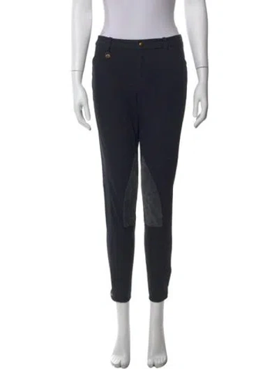 Pre-owned Polo Ralph Lauren Skinny Leg Pants In Black