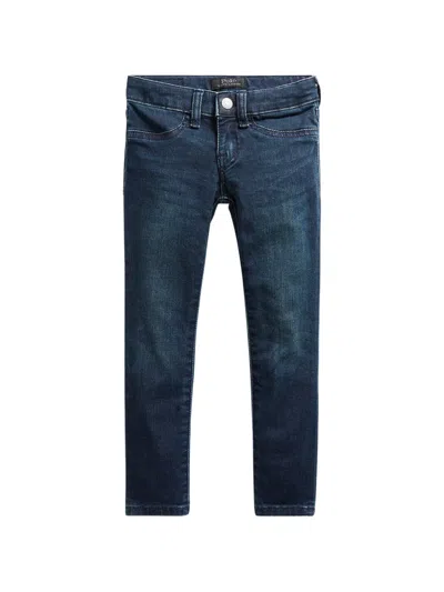 Polo Ralph Lauren Kids' Skinny-fit Whiskered Jeans In Blue