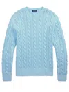 Polo Ralph Lauren Cable-knit Cotton Sweater With Pony Embroidery