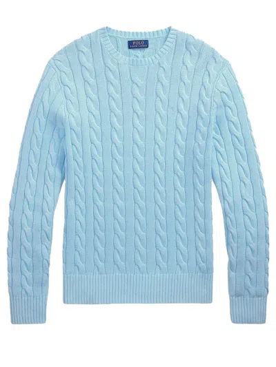 Polo Ralph Lauren Sky Blue Cable Knit Pullover