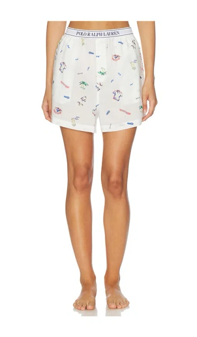 Polo Ralph Lauren Sleep Boxer In White