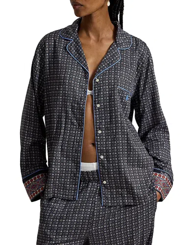 Polo Ralph Lauren Sleep Foulard Madison Long Pajama Set In Multi