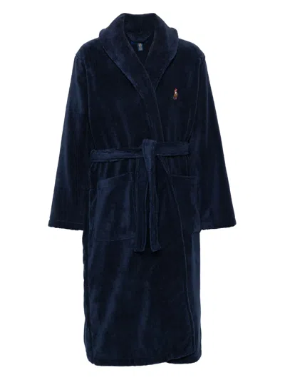 Polo Ralph Lauren Sleep Robe In Blue