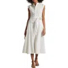 Polo Ralph Lauren Belted Cotton Sleeveless A-line Dress