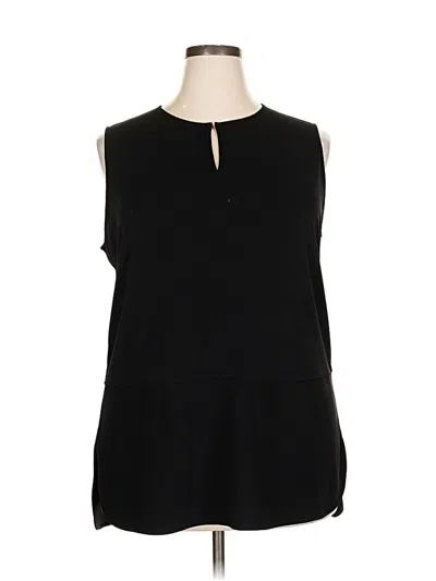 Pre-owned Polo Ralph Lauren Sleeveless Blouse In Black