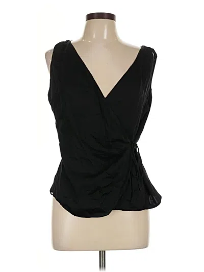 Pre-owned Polo Ralph Lauren Sleeveless Blouse In Black