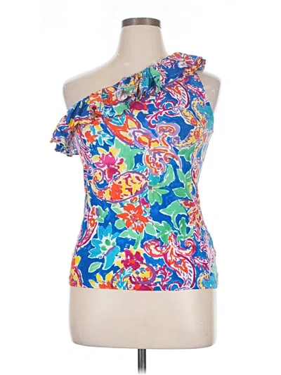 Pre-owned Polo Ralph Lauren Sleeveless Blouse In Blue
