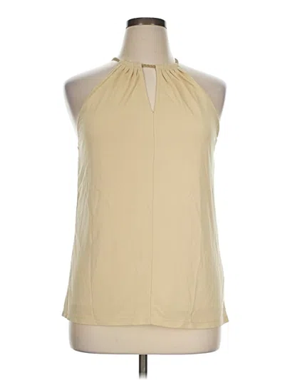 Pre-owned Polo Ralph Lauren Sleeveless Blouse In Ivory