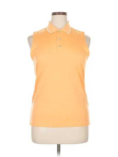 Pre-owned Polo Ralph Lauren Sleeveless Blouse In Orange