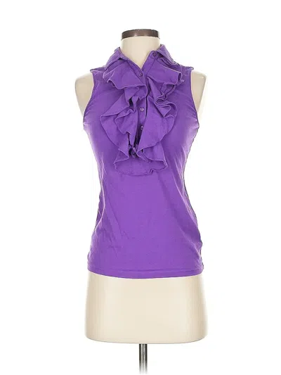 Pre-owned Polo Ralph Lauren Sleeveless Blouse In Purple