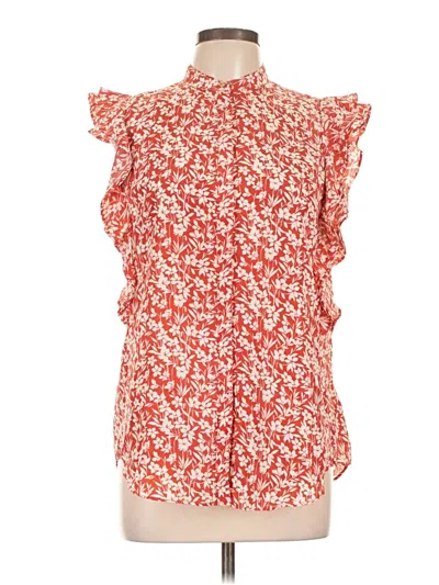 Pre-owned Polo Ralph Lauren Sleeveless Blouse In Red