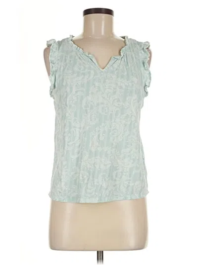 Pre-owned Polo Ralph Lauren Sleeveless Blouse In Teal
