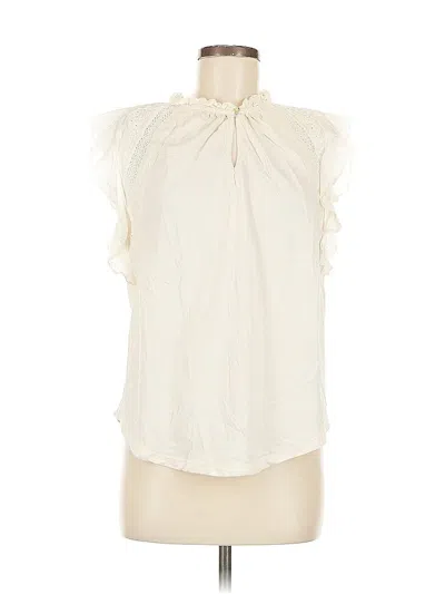 Pre-owned Polo Ralph Lauren Sleeveless Blouse In White