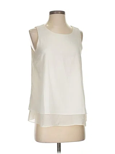 Pre-owned Polo Ralph Lauren Sleeveless Blouse In White
