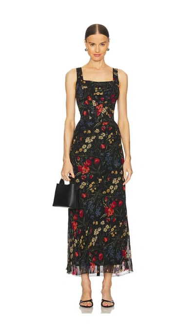 Polo Ralph Lauren Sleeveless Cocktail Dress In Black,red