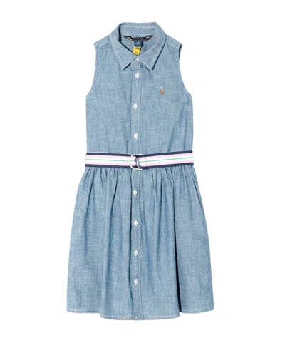Polo Ralph Lauren Sleeveless Dress In Blue