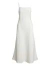 Polo Ralph Lauren Sleeveless Linen Midi Dress In White