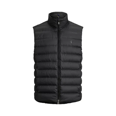 Pre-owned Polo Ralph Lauren Sleeveless Matte Perpetual Colden Puffer Vest 'black' | Men's Size M