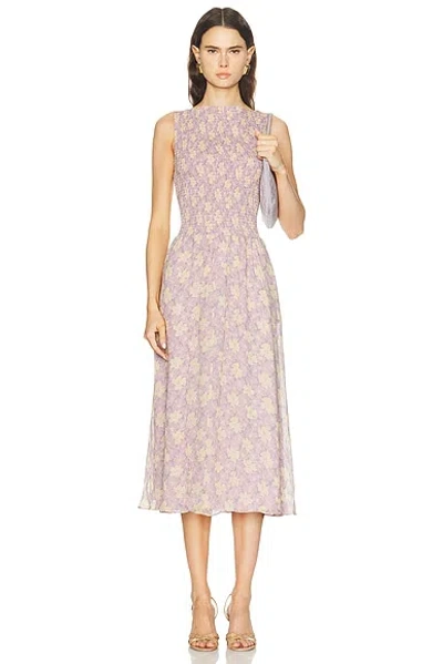 Polo Ralph Lauren Sleeveless Midi Dress In Pink