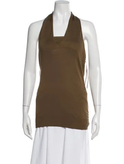 Pre-owned Polo Ralph Lauren Sleeveless Polo In Green