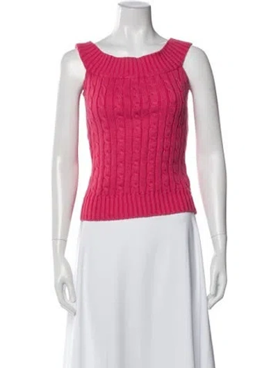 Pre-owned Polo Ralph Lauren Sleeveless Polo In Pink