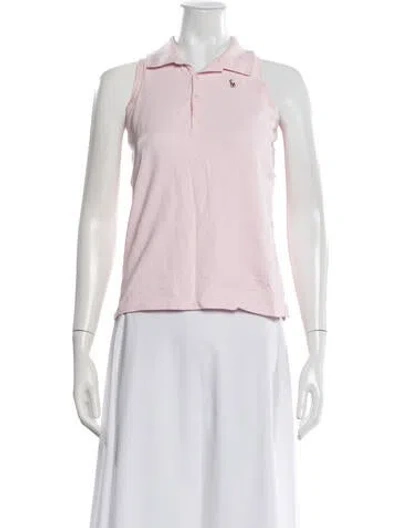 Pre-owned Polo Ralph Lauren Sleeveless Polo In Pink