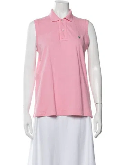 Pre-owned Polo Ralph Lauren Sleeveless Polo In Pink