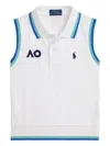 Polo Ralph Lauren Sleeveless Polo Shirt In White