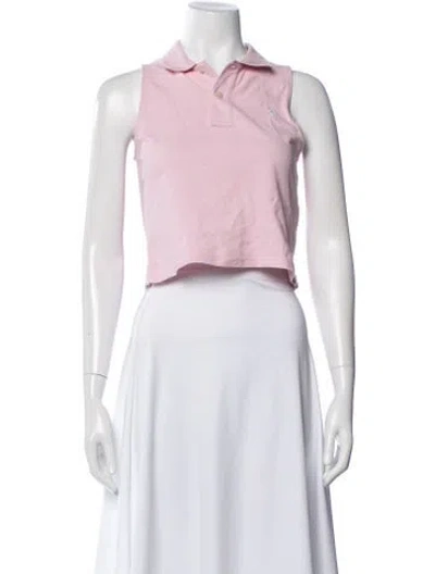 Pre-owned Polo Ralph Lauren Sleeveless Polo In White